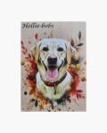 neldi art gallery product Splash Art Portrait on wood 16