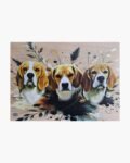 neldi art gallery product Splash Art Portrait on wood 19