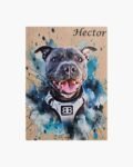 neldi art gallery product Splash Art Portrait on wood 21