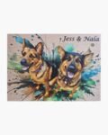 neldi art gallery product Splash Art Portrait on wood 23