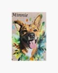 neldi art gallery product Splash Art Portrait on wood 25