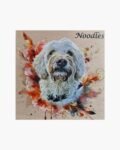 neldi art gallery product Splash Art Portrait on wood 27