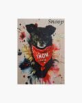 neldi art gallery product Splash Art Portrait on wood 30