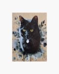 neldi art gallery product Splash Art Portrait on wood 31