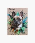 neldi art gallery product Splash Art Portrait on wood 33