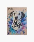 neldi art gallery product Splash Art Portrait on wood 35