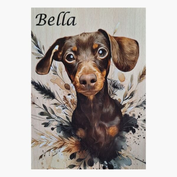 neldi art gallery product Splash Art Portrait on wood 9