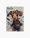 neldi art gallery product Splash Art Portrait on wood 9