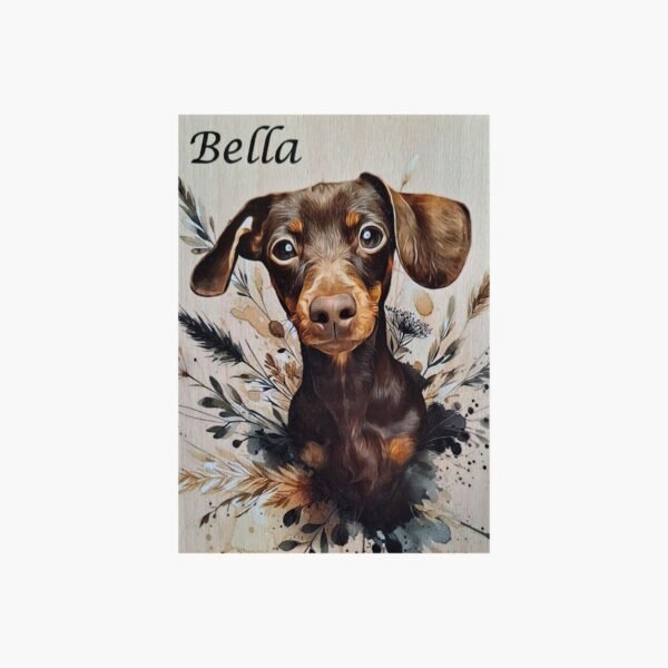 neldi art gallery product Splash Art Portrait on wood 9