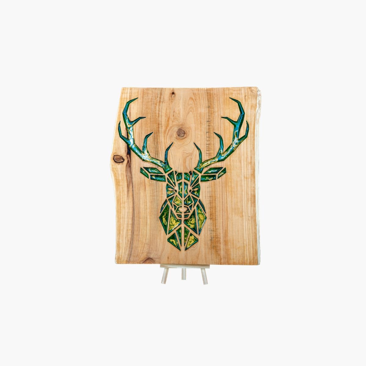 Neldi Art Gallery - Product, Geometric Deer Head Silhouette