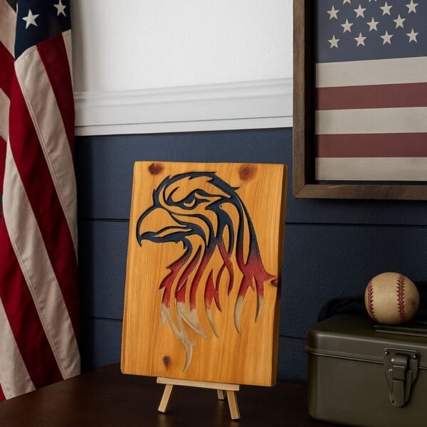 neldi art gallery product Tribal Eagle Head concept