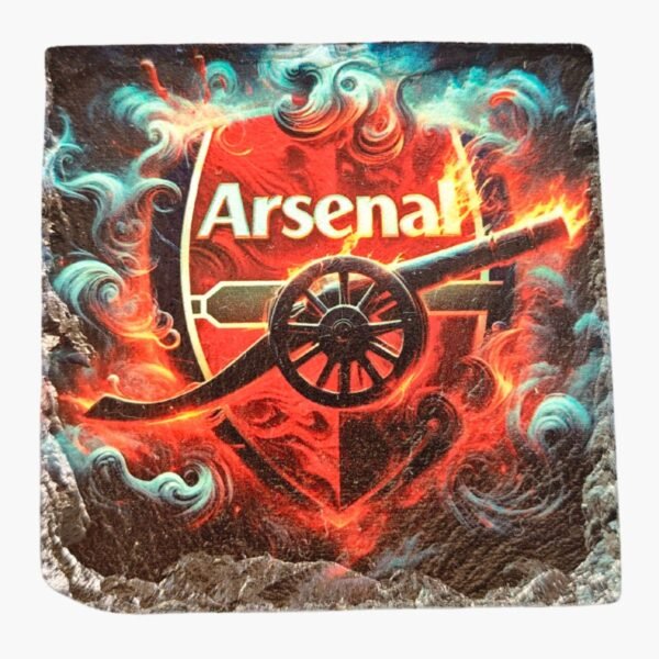 neldi art gallery product football crest slate Arsenal front