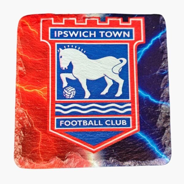 neldi art gallery product football crest slate Ipswich town front