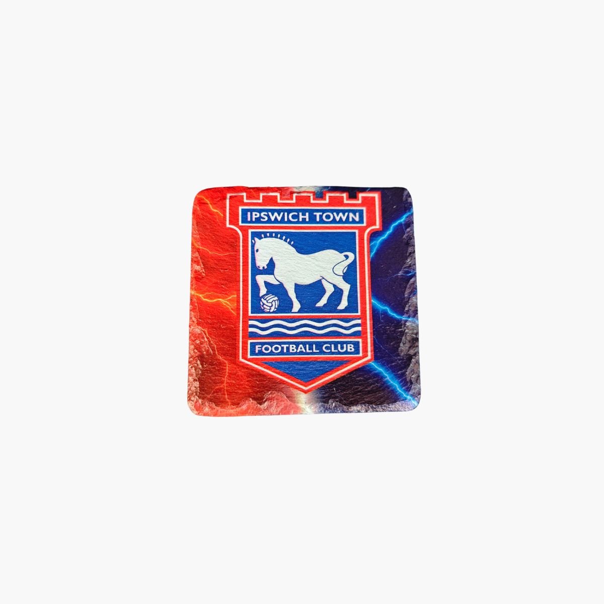 neldi art gallery product football crest slate Ipswich town front