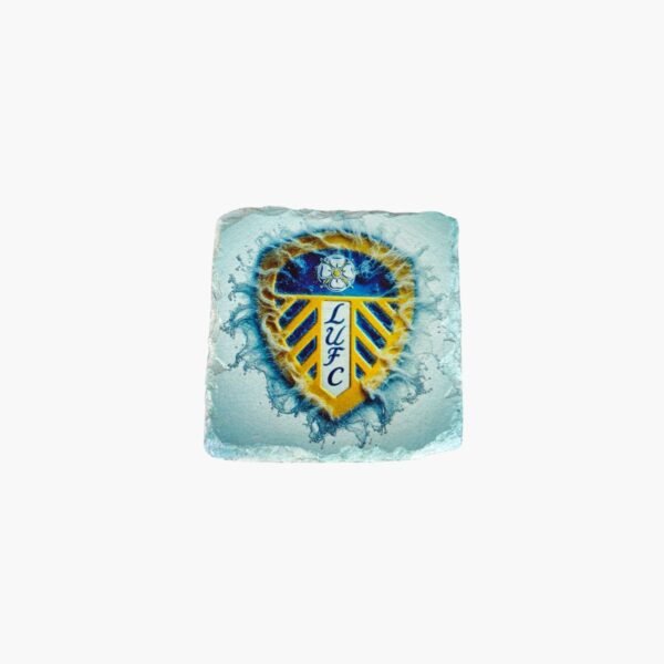 neldi art gallery product football crest slate Leeds front