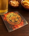 neldi art gallery product football crest slate Leicester City Concept