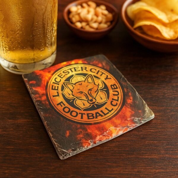 neldi art gallery product football crest slate Leicester City Concept