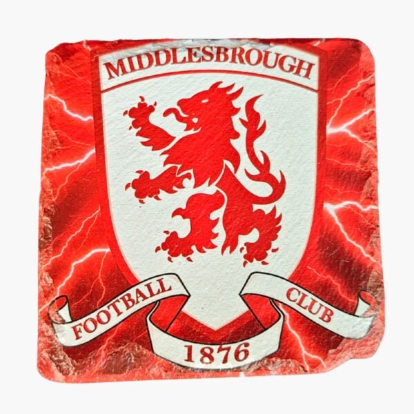 neldi art gallery product football crest slate Middlesbrough front