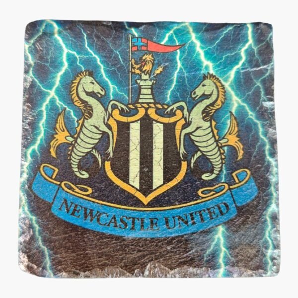 neldi art gallery product football crest slate Newcastle United front