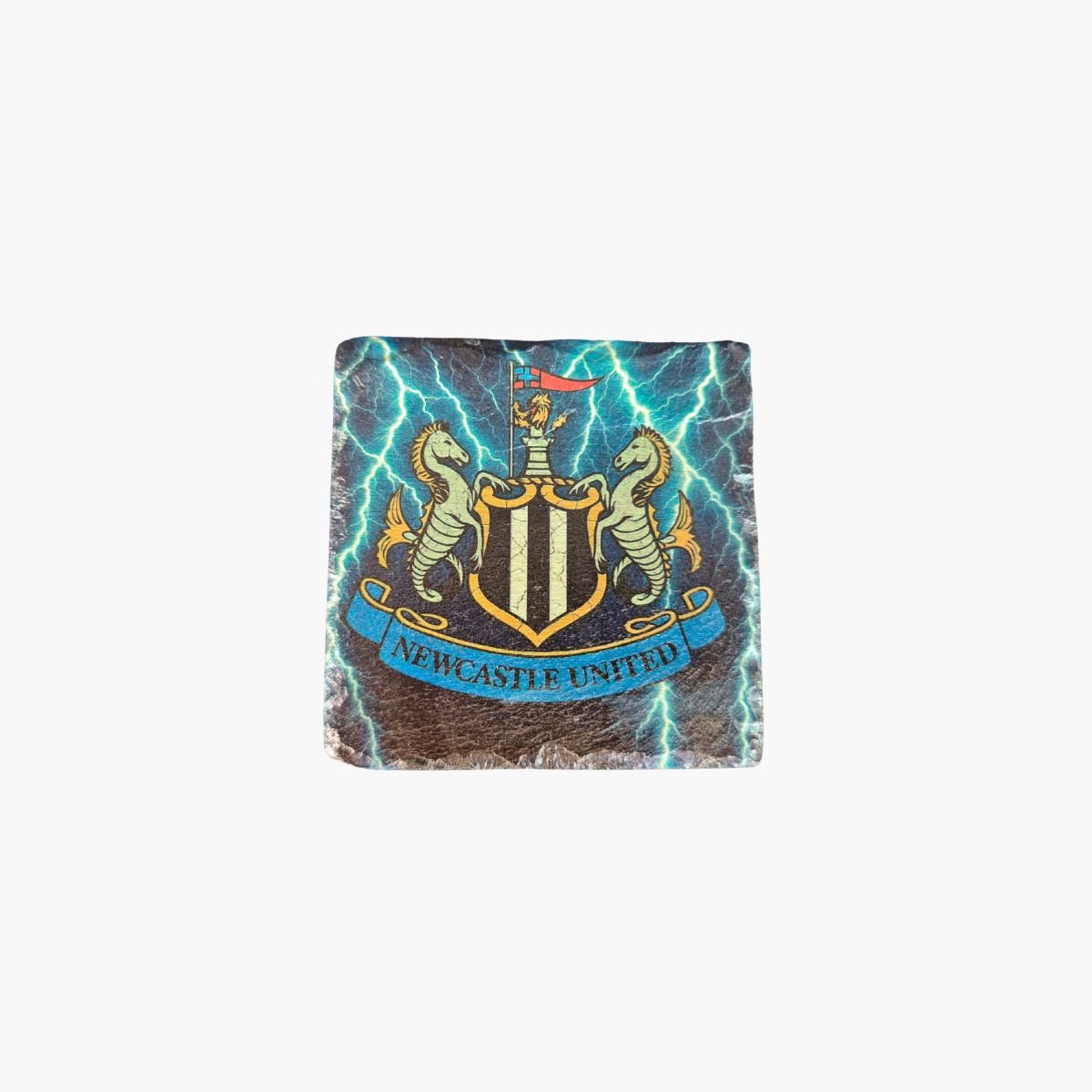 neldi art gallery product football crest slate Newcastle United front