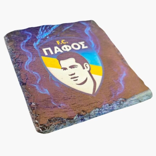 neldi art gallery product football crest slate Pafos
