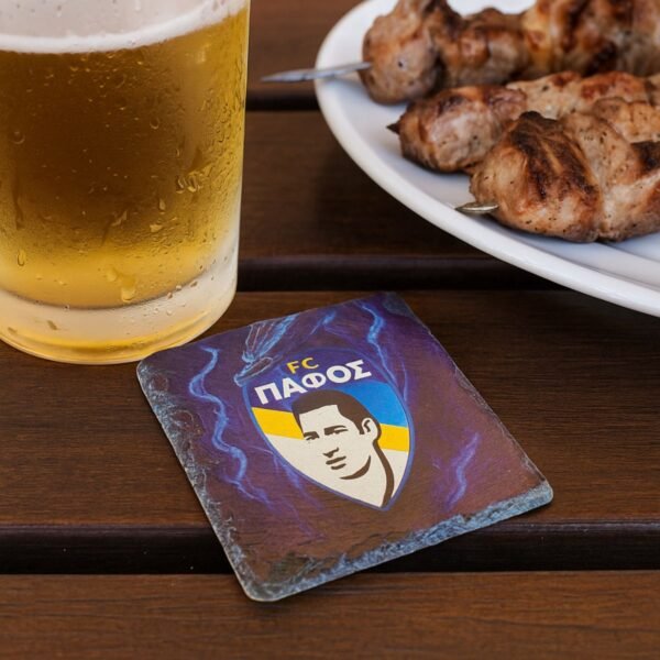 neldi art gallery product football crest slate Pafos Concept