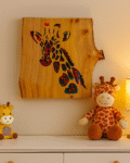 neldi art gallery product giraffe resin concept