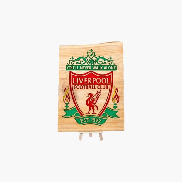 Neldi Art Gallery - Product, Liverpool FC Crest / Engraved Logo on Wood