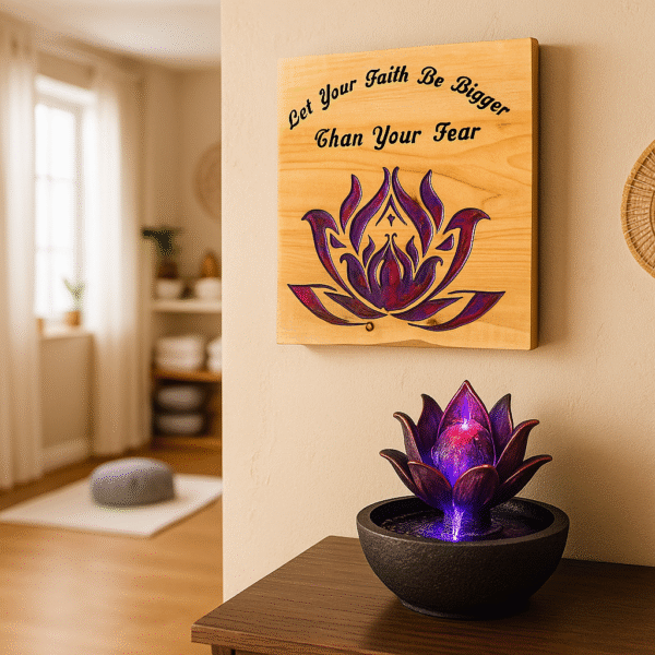 neldi art gallery product lotus Resin consept