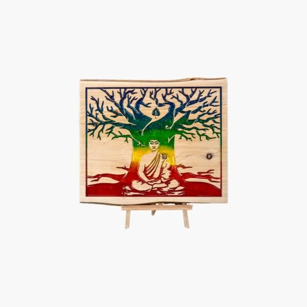 Neldi Art Gallery - Product, Meditating Buddha Under Tree