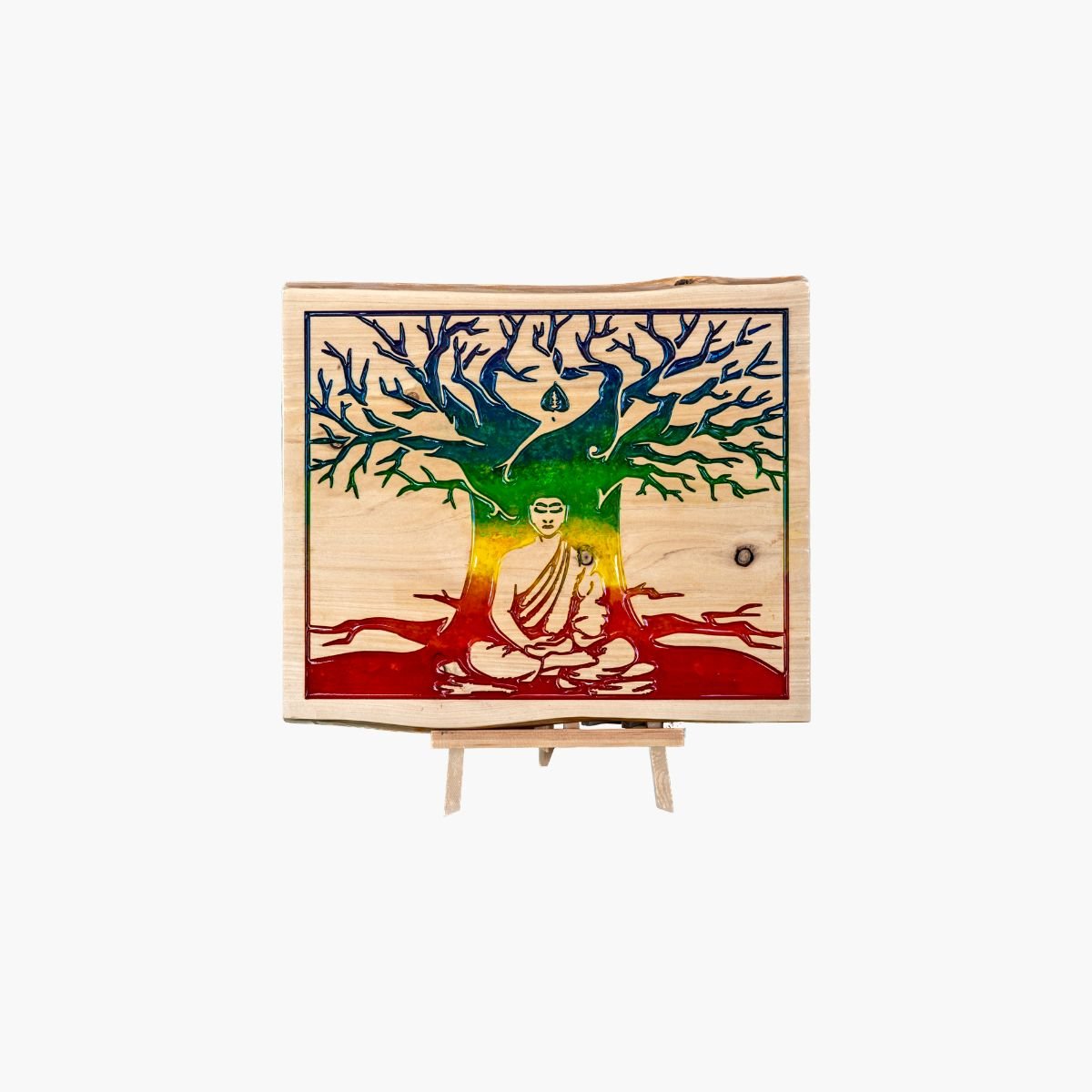 Neldi Art Gallery - Product, Meditating Buddha Under Tree