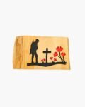 neldi art gallery product remembrance soldier cross wall art