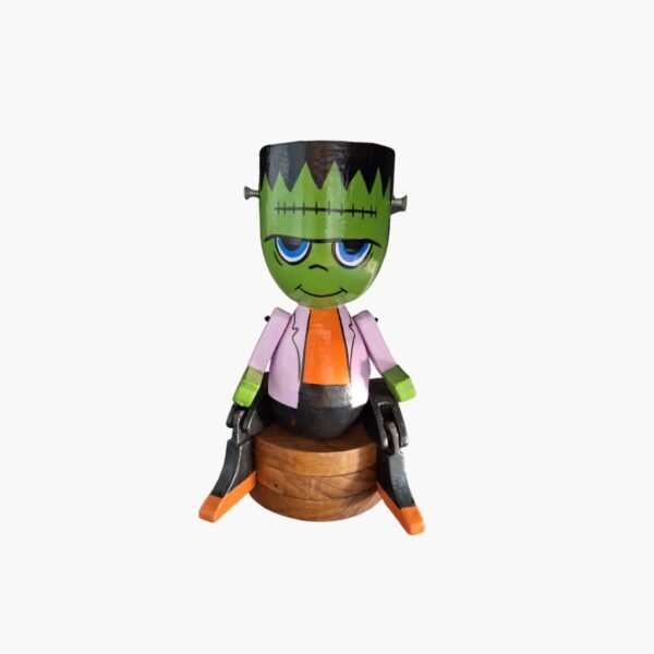 neldi art gallery product wooden puppet Baby Frankenstein