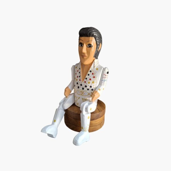 neldi art gallery product wooden puppet Elvis Presley