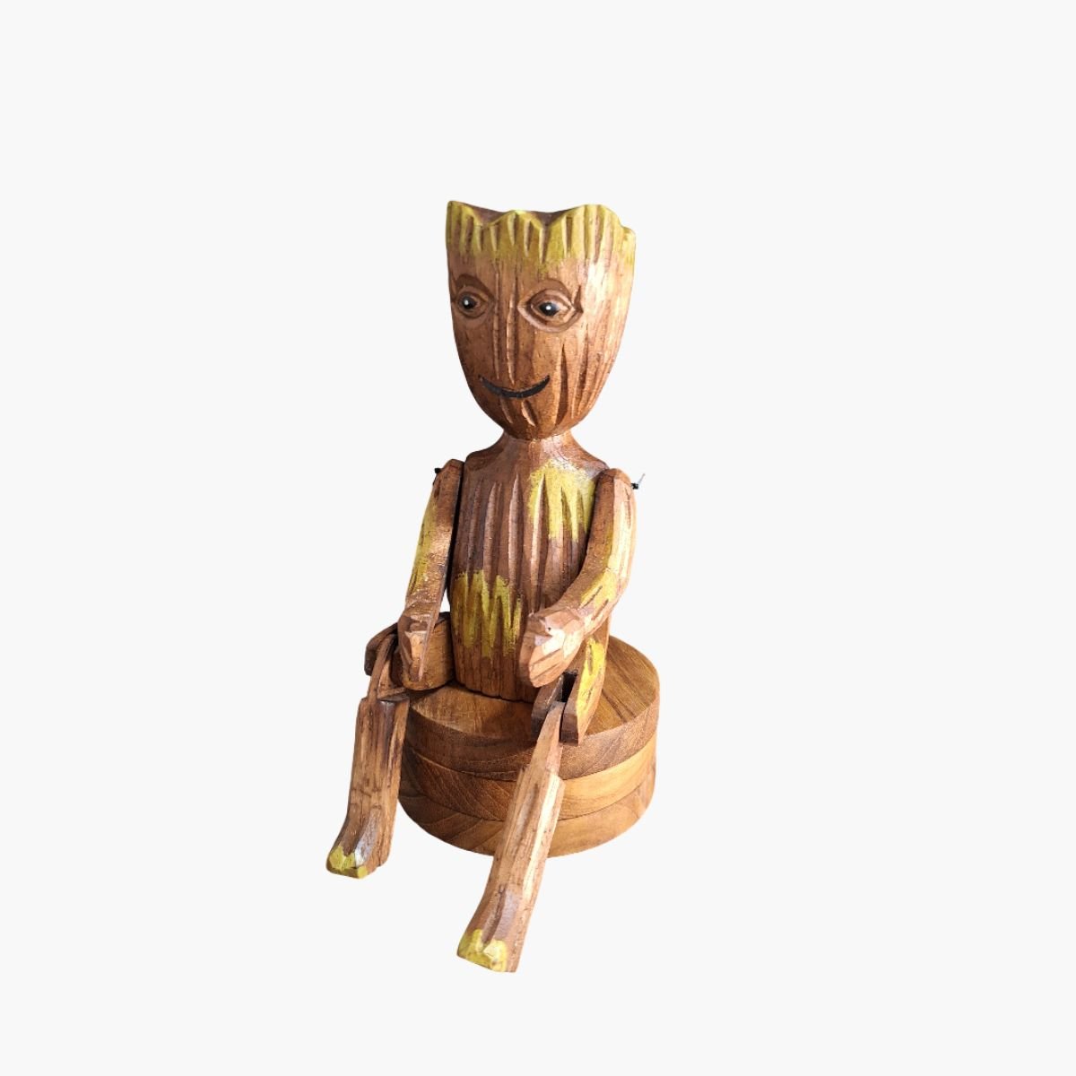 neldi art gallery product wooden puppet Groot