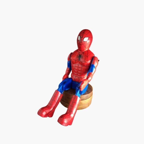neldi art gallery product wooden puppet Spiderman
