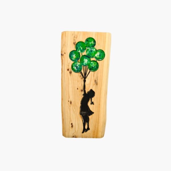 neldi art gallery product Banksy Bouquet Balloons Girl Resin