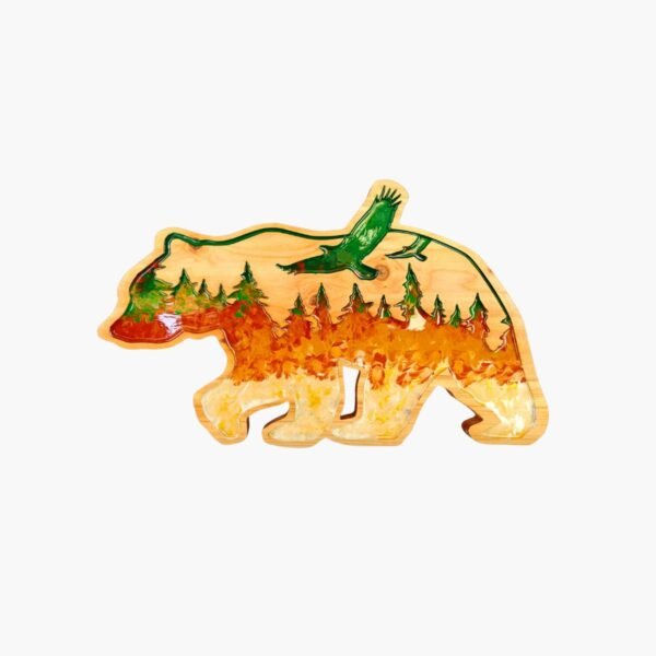 neldi art gallery product Brown Bear Cut Out Resin