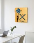 neldi art gallery product Crypto XRP Banksy Resin concept