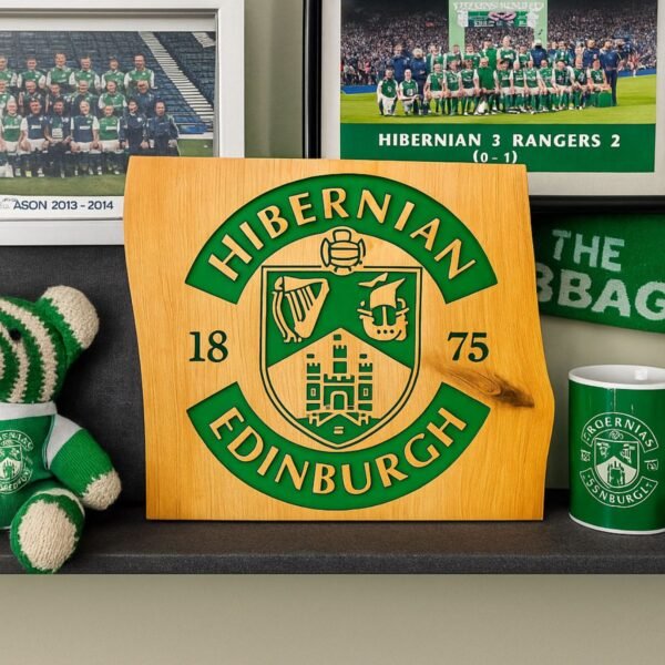 neldi art gallery product Football Teams Engraved Hibernian Edinburgh concept