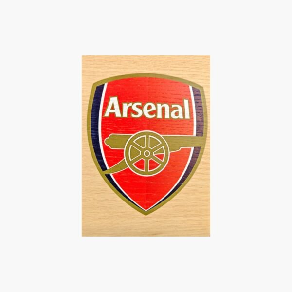 neldi art gallery product Football Teams wood Prints Arsenal