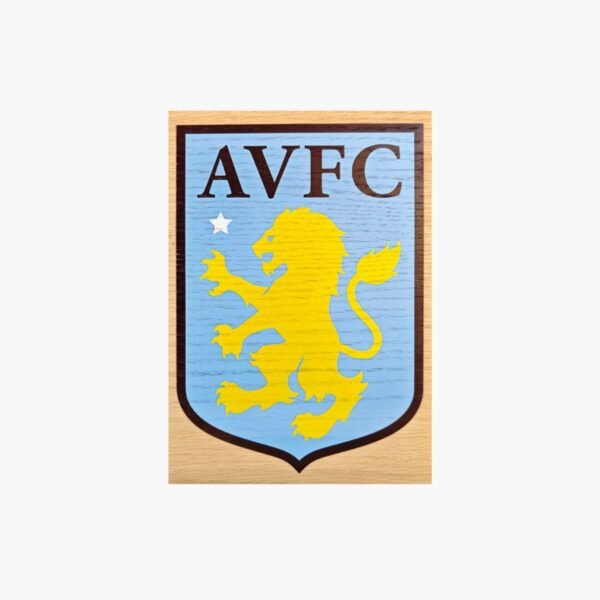 neldi art gallery product Football Teams wood Prints Aston Villa