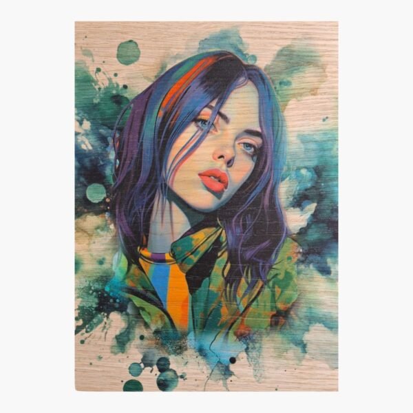 neldi art gallery product General Print Billie Eilish