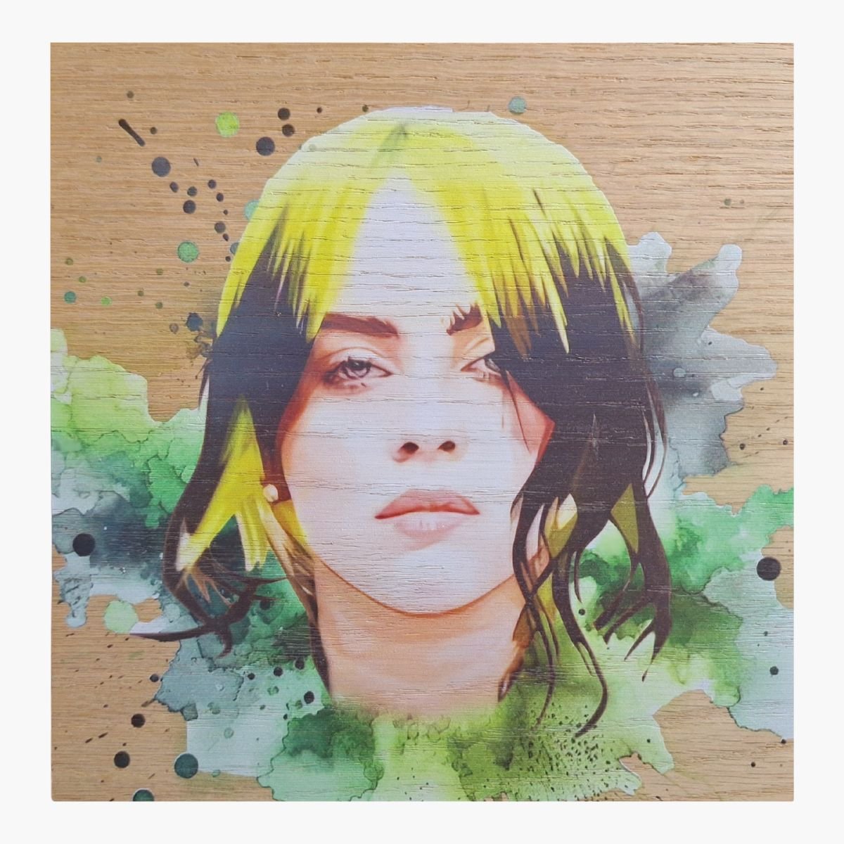 neldi-art-gallery-product-General-Print-Billie-Eilish-Green neldi art gallery product General Print Billie Eilish Green