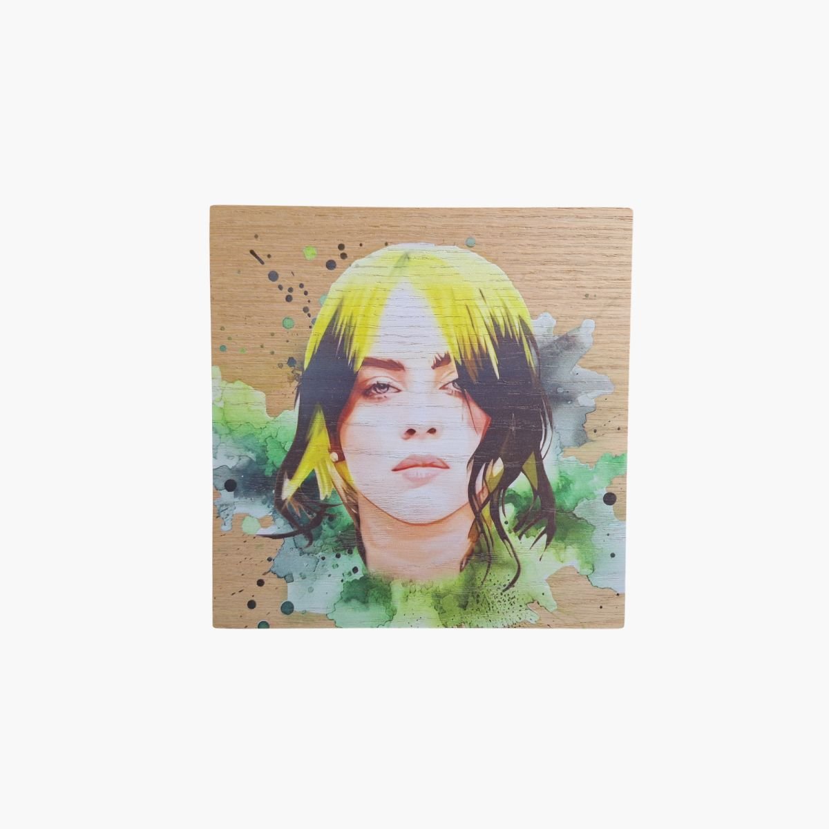 neldi art gallery product General Print Billie Eilish Green
