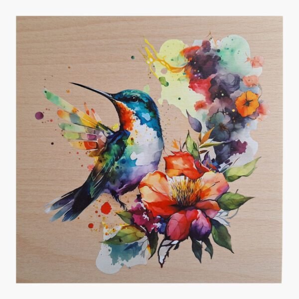 neldi art gallery product General Print Hummingbird