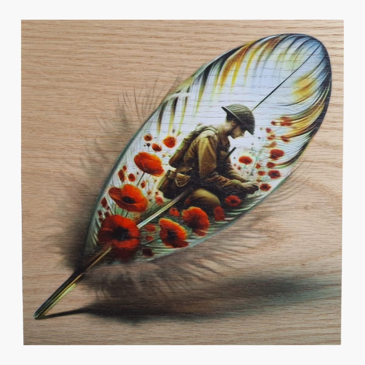 neldi art gallery product General Print Soldier Feather
