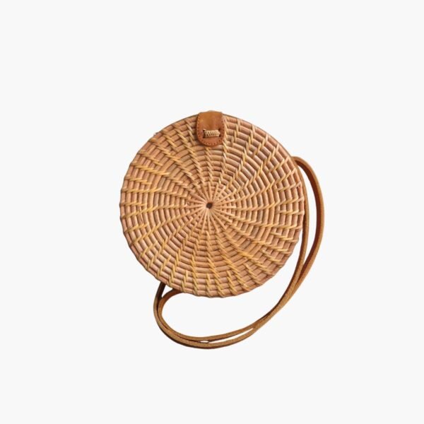 neldi art gallery product Rattan Bag Brown