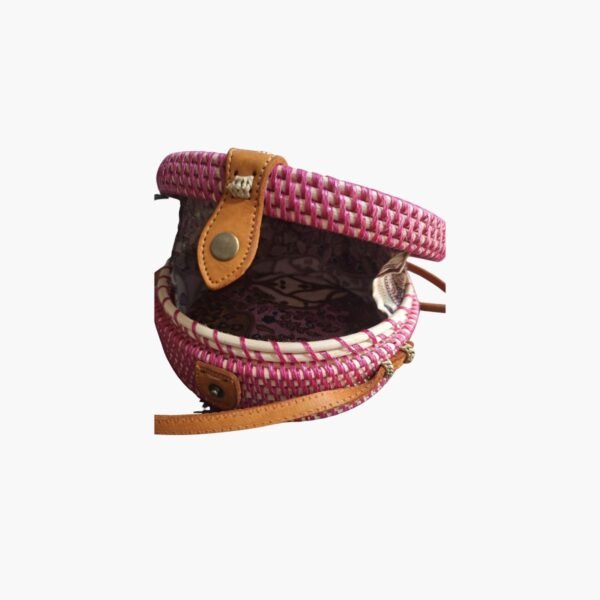 neldi art gallery product Rattan Bag Red Inside