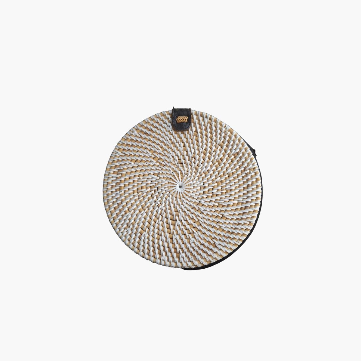 neldi art gallery product Rattan Bag White